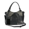 Torebka damska shopper pojemna elegancka modna torba do pracy MC809 Czarna