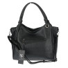 Torebka damska shopper pojemna elegancka modna torba do pracy MC809 Czarna
