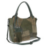 Torebka damska shopper pojemna elegancka modna torba do pracy MC809 Zielona