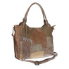 Torebka damska shopper pojemna elegancka modna torba do pracy MC809 Beżowa