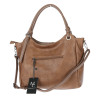 Torebka damska shopper pojemna elegancka modna torba do pracy MC809 Beżowa