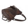 Torebka damska shopper pojemna elegancka torba do pracy MC809 Czekoladowa