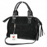 Torebka damska shopper kuferek modna torba do pracy szkoły WS518 Czarna