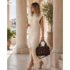 Torebka damska shopper kuferek elegancka torba do pracy WS518 Czekoladowa