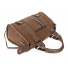 Torebka damska shopper kuferek modna torba do pracy szkoły WS518 Brązowa