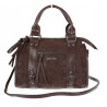Torebka damska shopper kuferek elegancka torba do pracy WS518 Czekoladowa