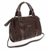 Torebka damska shopper kuferek elegancka torba do pracy WS518 Czekoladowa