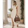 Torebka damska shopper kuferek modna torba do pracy szkoły WS518 Brązowa