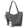 Torebka damska shopper pojemna elegancka do pracy torba worek CH914 Szara