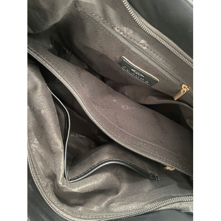 Torebka damska shopper pojemna elegancka torba worek na ramię CH914 Beżowa