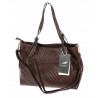 Torebka damska kuferek shopper pojemna elegancka na ramię HJ397 Czekolada