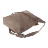 Torebka damska worek shopper listonoszka zamszowa torba PB4740 Mud Beżowa