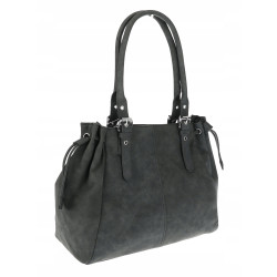 Torebka damska shopper kuferek na ramię modna torba do pracy YD2011 Czarna