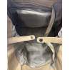 Torebka damska shopper pojemna zamszowa modna torba worek D0717 Brązowa