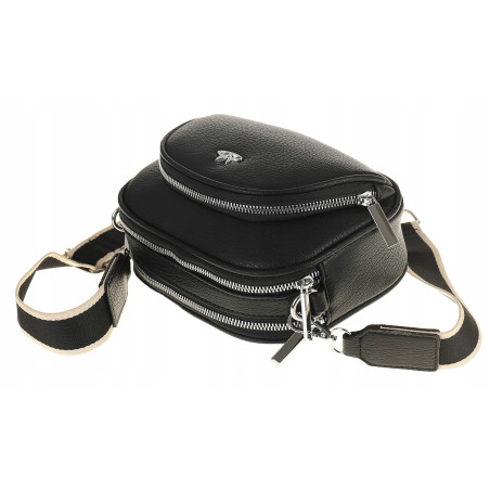 Maria C. Elegancka Torebka Damska listonoszka MC607 Black