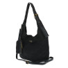 Torebka damska shopper pojemna modna do pracy torba worek CC803 Czarna