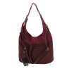Torebka damska shopper pojemna modna do pracy torba worek CC803 Bordowa