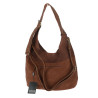 Torebka damska shopper pojemna modna do pracy torba worek CC803 Brązowa