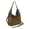 Torebka damska shopper pojemna modna do pracy torba worek CC803 Beżowa