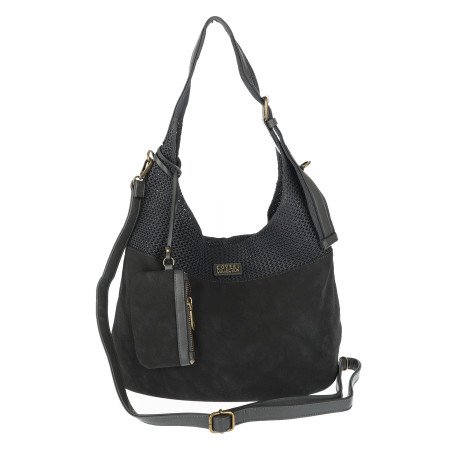 Torebka damska shopper pojemna modna do pracy torba worek CC803 Szara