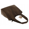 Torebka damska shopper zamszowa modna do pracy torba worek L140 Zielona