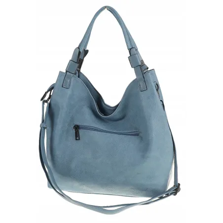 Tommasini Torebka Damska Listonoszka Duża Torba Shopper Worek 2692 Niebieska