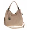 Tommasini Torebka Damska Listonoszka Duża Torba Shopper Worek 2692 Beżowa
