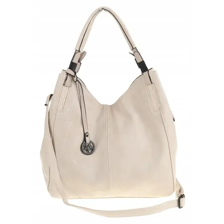 Tommasini Torebka Damska Listonoszka Duża Torba Shopper Worek 2692 Beżowa