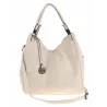 Tommasini Torebka Damska Listonoszka Duża Torba Shopper Worek 2692 Beżowa