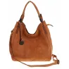 Tommasini Torebka Damska Listonoszka Duża Torba Shopper Worek 2692 Brązowa