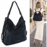 Torebka Damska Shopper Listonoszka torba plecak 2w1 worek SR030 Granatowa