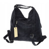 Torebka Damska Shopper Listonoszka torba plecak 2w1 worek SR030 Granatowa