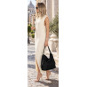Torebka Damska Shopper Listonoszka torba plecak 2w1 worek SR030 Czarma
