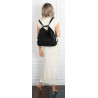 Torebka Damska Shopper Listonoszka torba plecak 2w1 worek SR030 Czarma