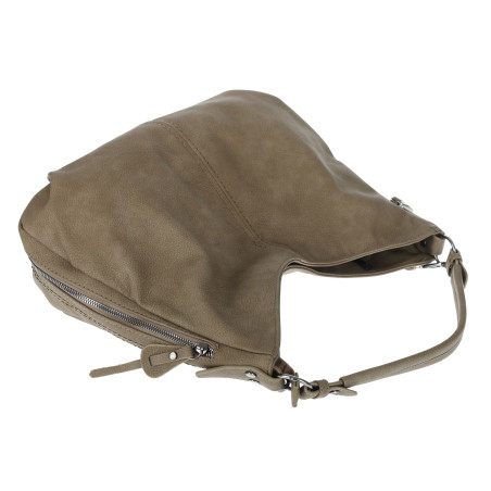 Torebka damska Duża Shopper Worek Pojemna Torba do Pracy LH615 Zielona