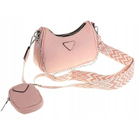 SARA MODA Torebka damska listonoszka 89533 Pink