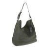 Torebka damska Tommasini shopper worek pleciona na ramię torba 3899 Zielona
