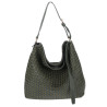 Torebka damska Tommasini shopper worek pleciona na ramię torba 3899 Zielona