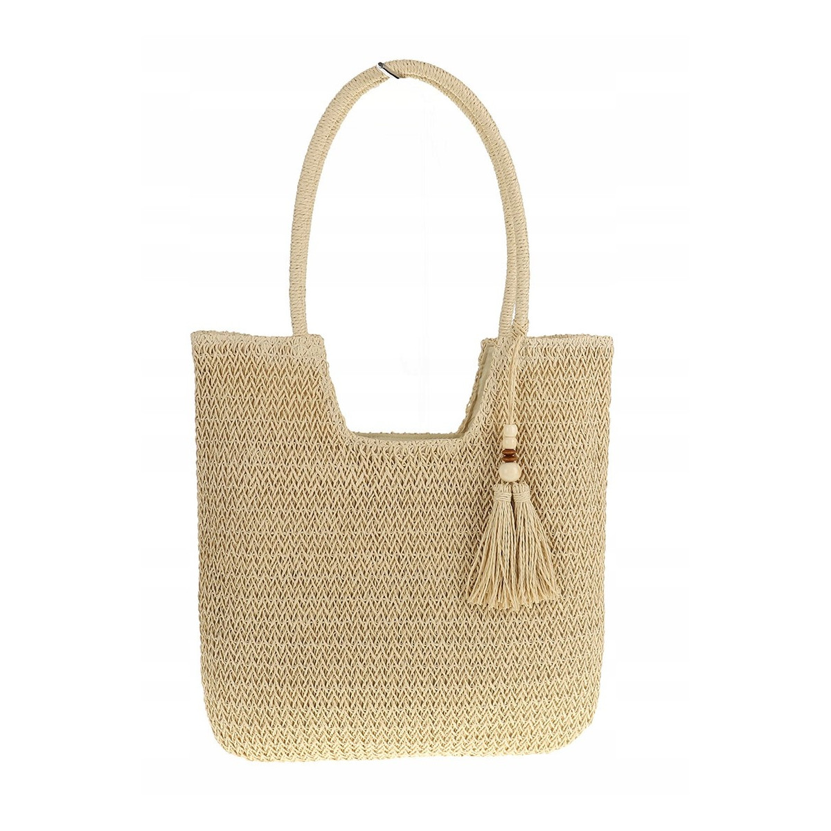 FILRDW Elegancka Torebka Damska listonoszka koszyk słomiany kuferek F12