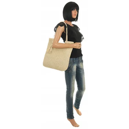 FILRDW Elegancka Torebka Damska listonoszka koszyk słomiany kuferek F12