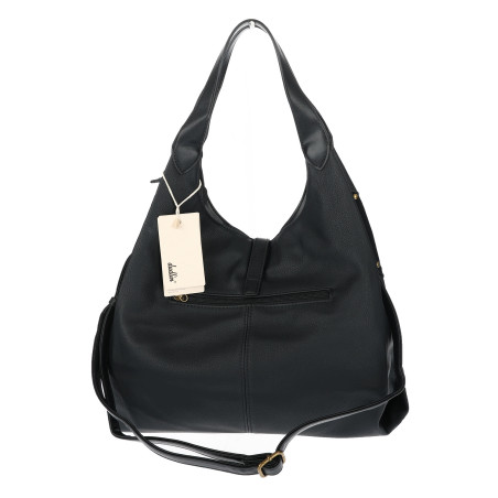 Torebka damska do ręki shopper worek torba na ramię listonoszka D530 Czarna