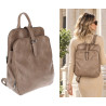 Plecak damski Tommasini pojemny na ramię Torebka A4 Miejski SP101 Beżowa
