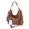 Torebka Damska zamszowa shopper listonoszka modna torba DC558 C. Brązowa
