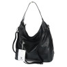 Torebka Damska zamszowa shopper listonoszka modna lekka torba DC558 Czarna