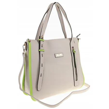 CHARRO Elegancka Torebka Damska Teczka listonoszka CH736243 Grey