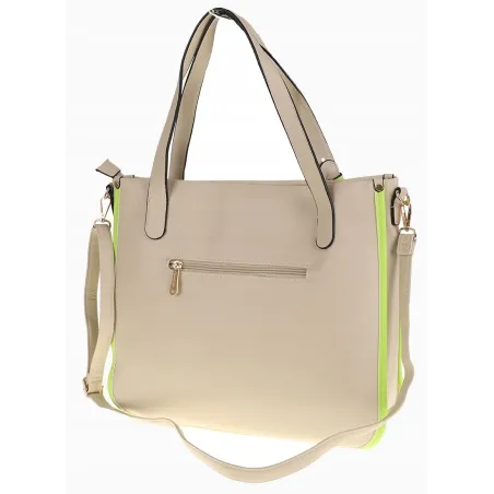 CHARRO Elegancka Torebka Damska Teczka listonoszka CH736243 Beige