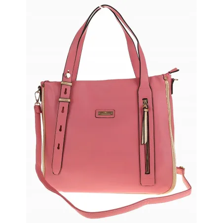 CHARRO Elegancka Torebka Damska Teczka listonoszka CH736243 Pink