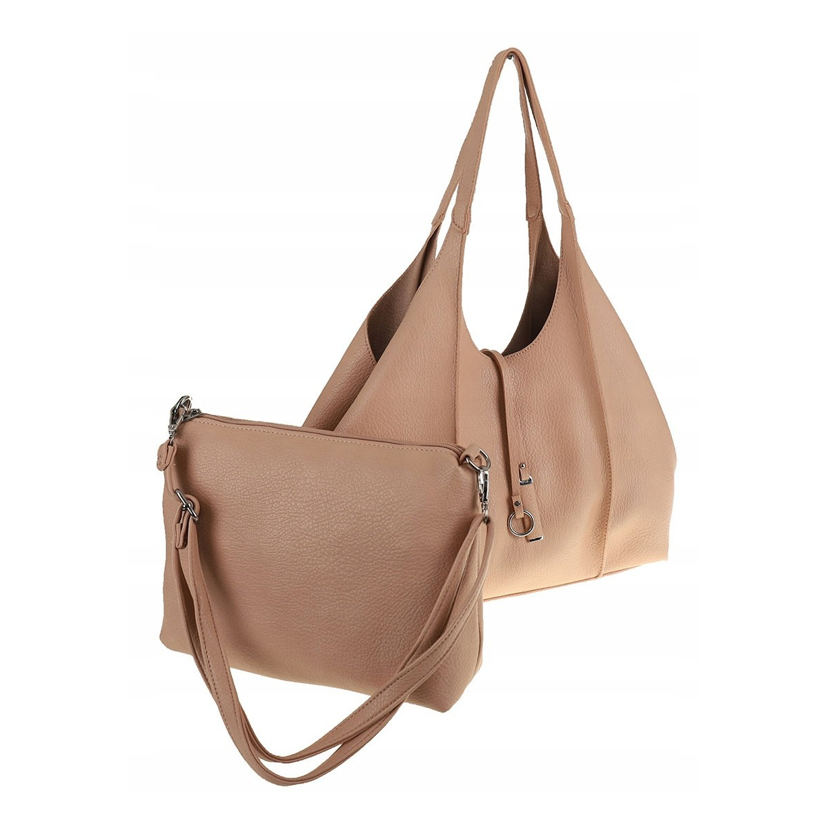 Maxfly Włoska Marka Torebka Damska worek listonoszka MF1778 Pink