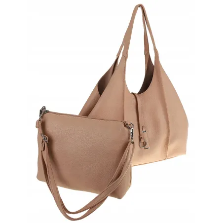 Maxfly Włoska Marka Torebka Damska worek listonoszka MF1778 Pink