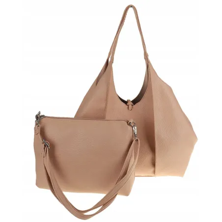 Maxfly Włoska Marka Torebka Damska worek listonoszka MF1778 Pink